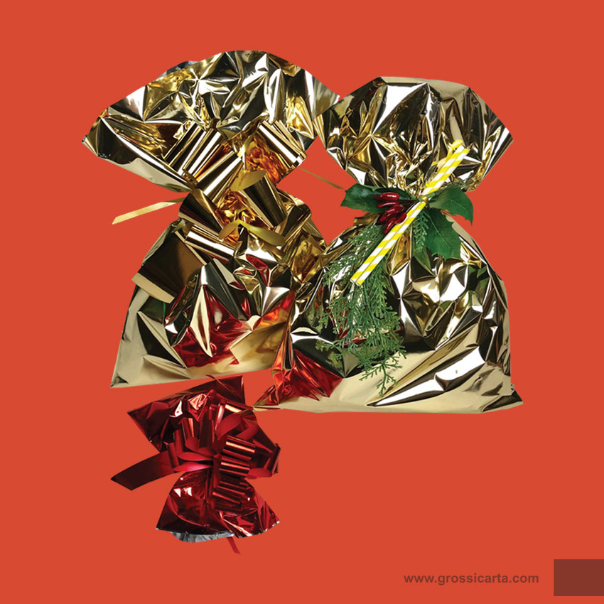 Buste Metal Oro - Fiocco Velox Lux oro e rosso