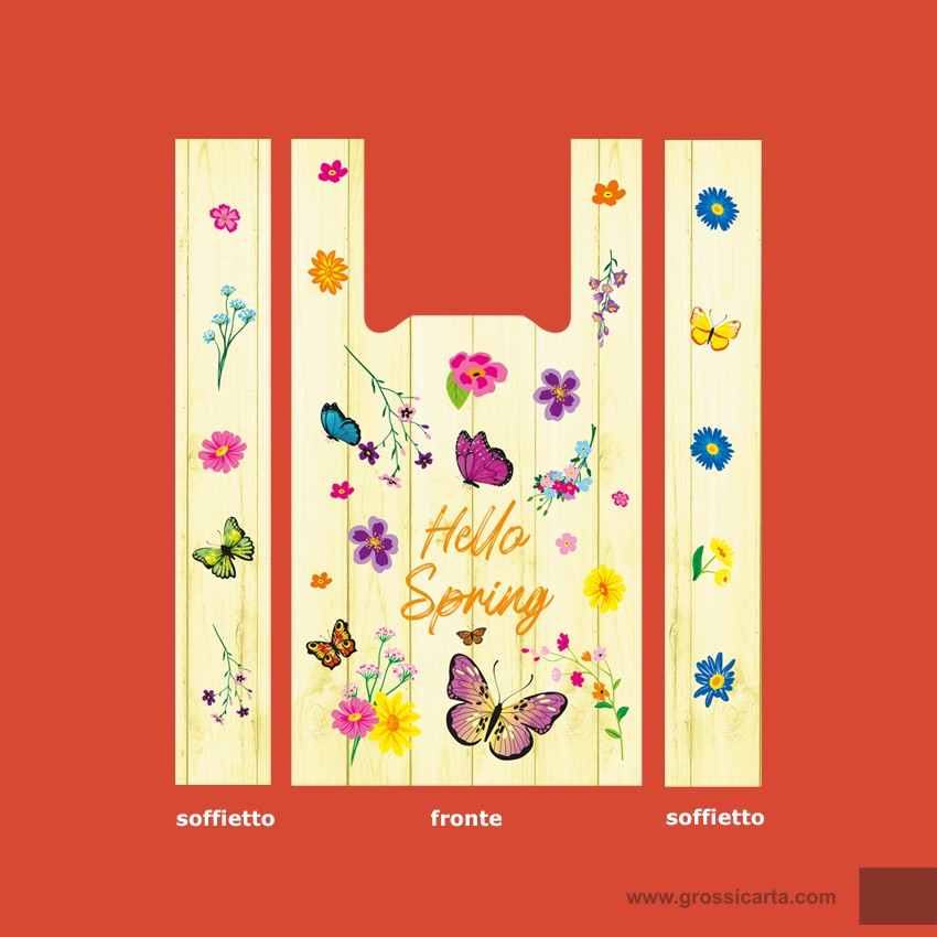 Shopper bio ''Hello Spring'' - f.to 27x50