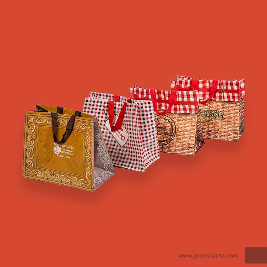 Borsa Riutilizzabile RPET personalizzabile con logo e cornice