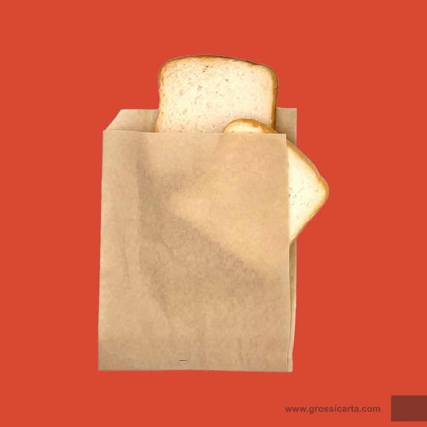 Sacchetto in carta antigrasso porta panino/toast/pizza