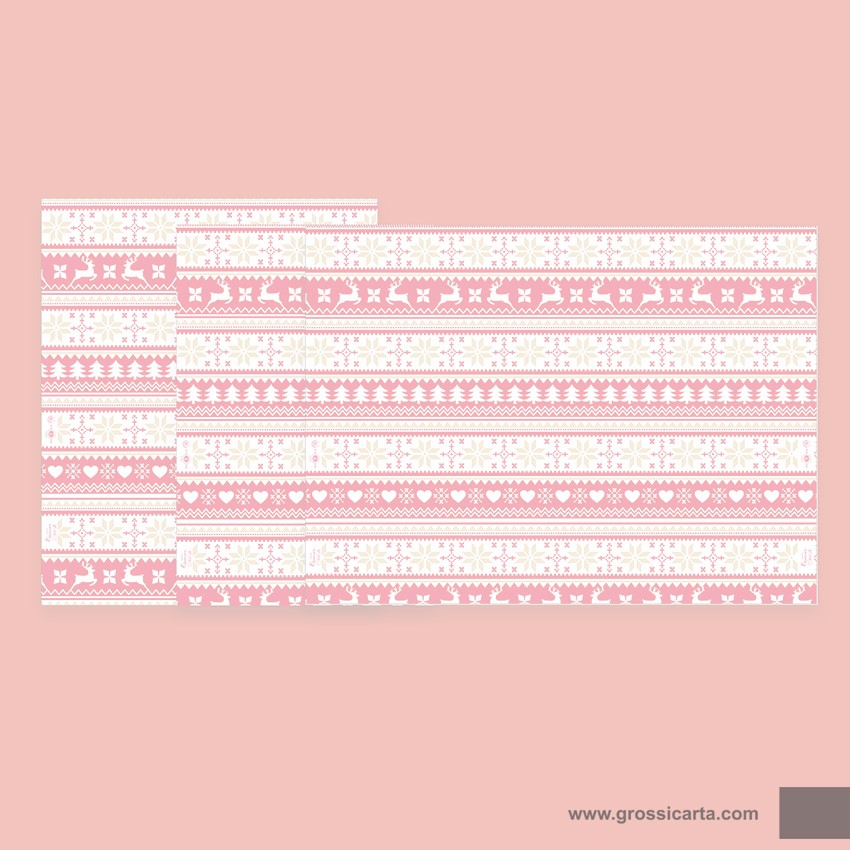 Carta kraft politenata Natale Norvegese f.to 25x37 pz/cf kg.10 - <b>SOLD OUT</b>