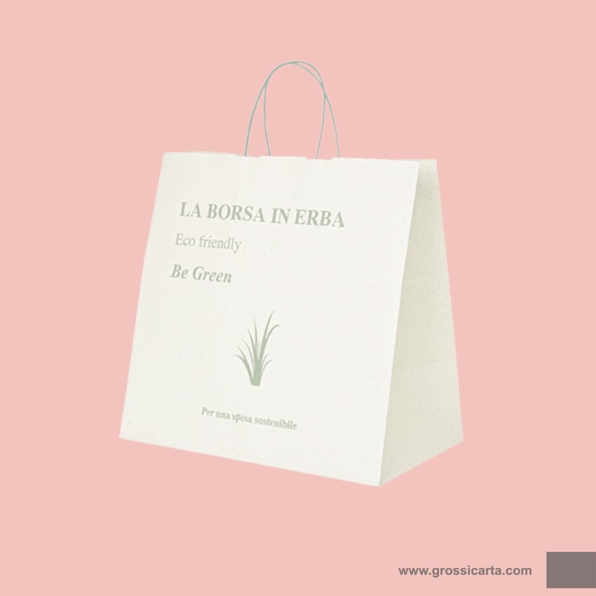 Shopper in carta ''La Borsa in Erba'' - Linea Be Green - <strong>SOLD OUT</strong>