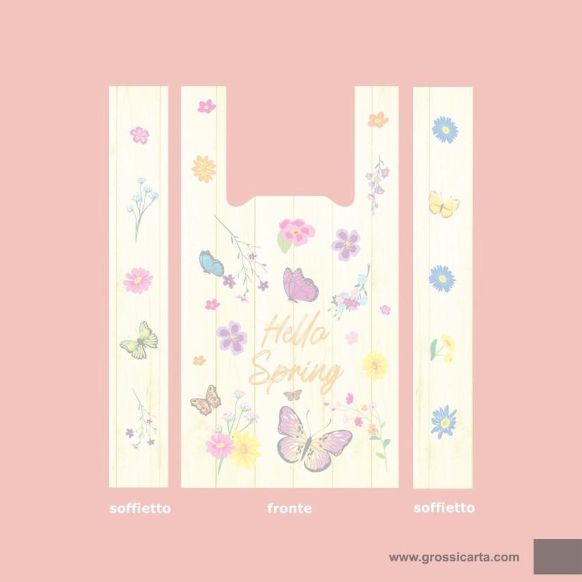 Shopper bio ''Hello Spring'' - f.to 27x50 - <strong>SOLD OUT</strong>