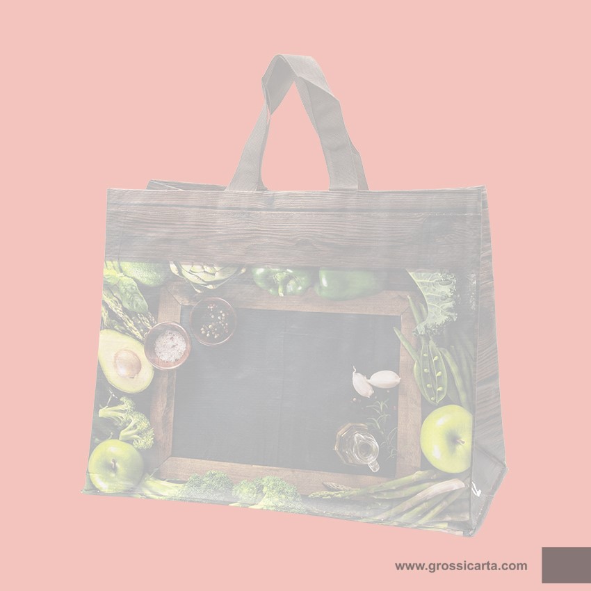 Borsa Riutilizzabile RPET ''Lavagna frutta e verdura'' - <b>SOLD OUT</b>