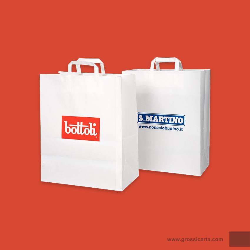 Shopper linea con stampa personalizzata - Bottoli e S.Martino